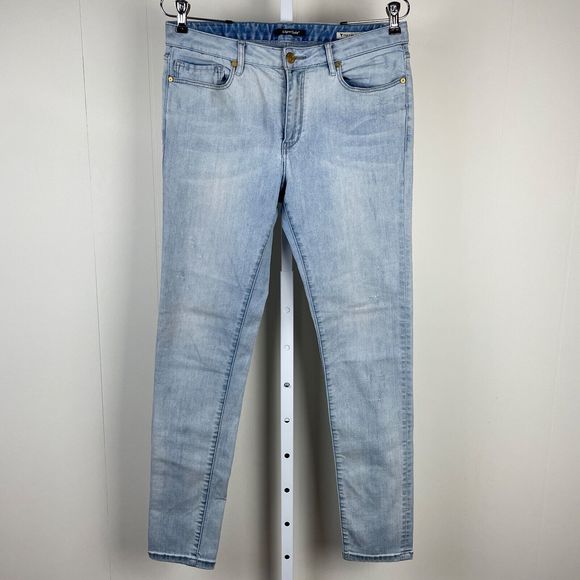 Chip Foster Jeans Mid Rise Skinny Light Wash Denim‎ Womens Size 30 - Picture 1 of 8